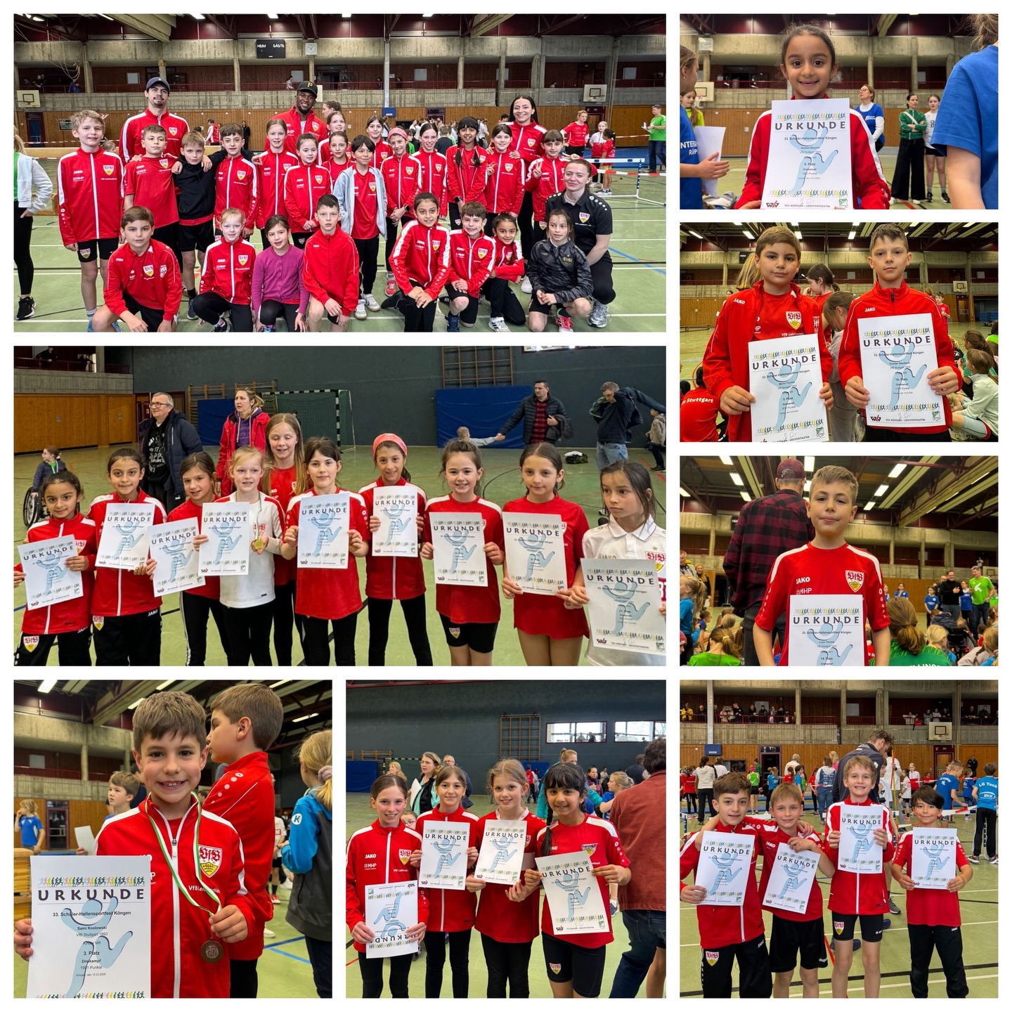 Erfolgreicher Wettkampftag für unseren Nachwuchs in Köngen! 🔴⚪️

Unsere Kinder der U10 und U12 haben mit starken Leistungen und tollen Platzierungen überzeugt und die weiß-roten Farben des VfB mit viel Einsatz, Teamgeist und Freude vertreten. 🏃‍♀️🏃‍♂️💪

Wir sind sehr stolz auf euch – macht weiter!